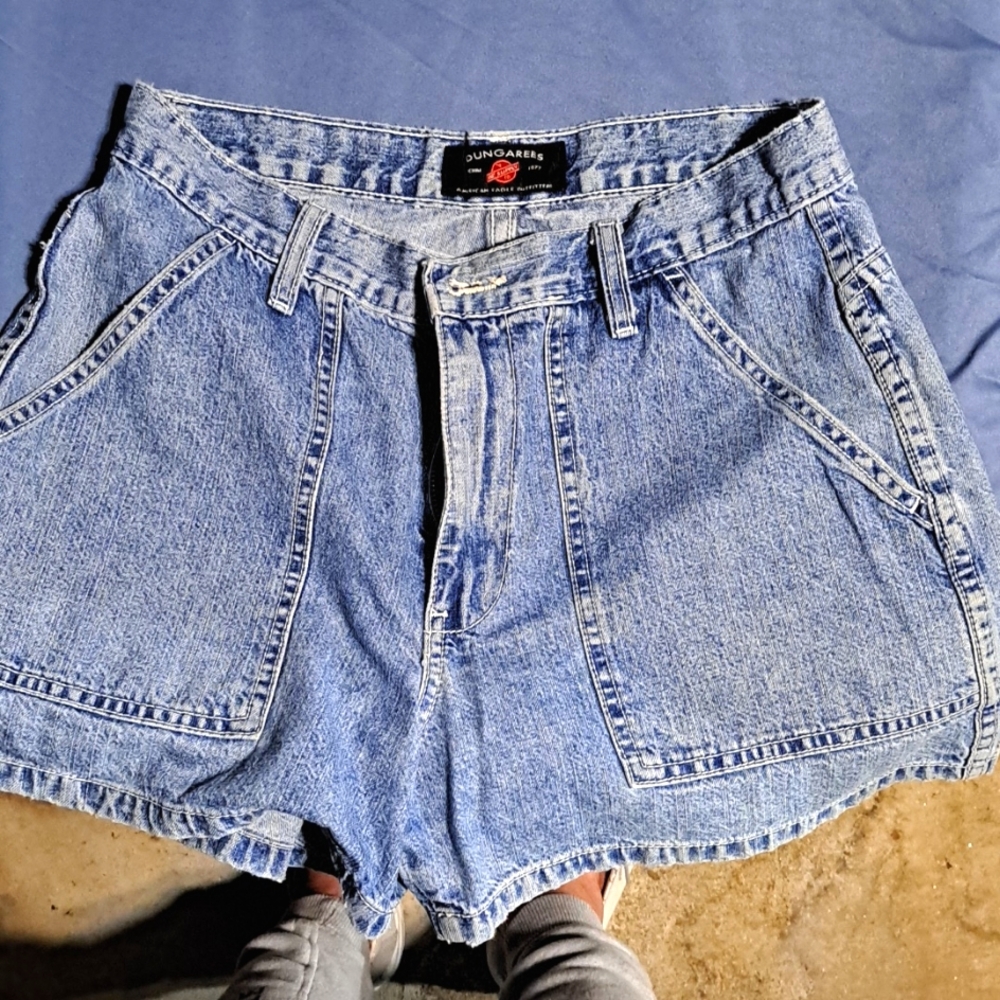 Dungaree cargo shorts 4